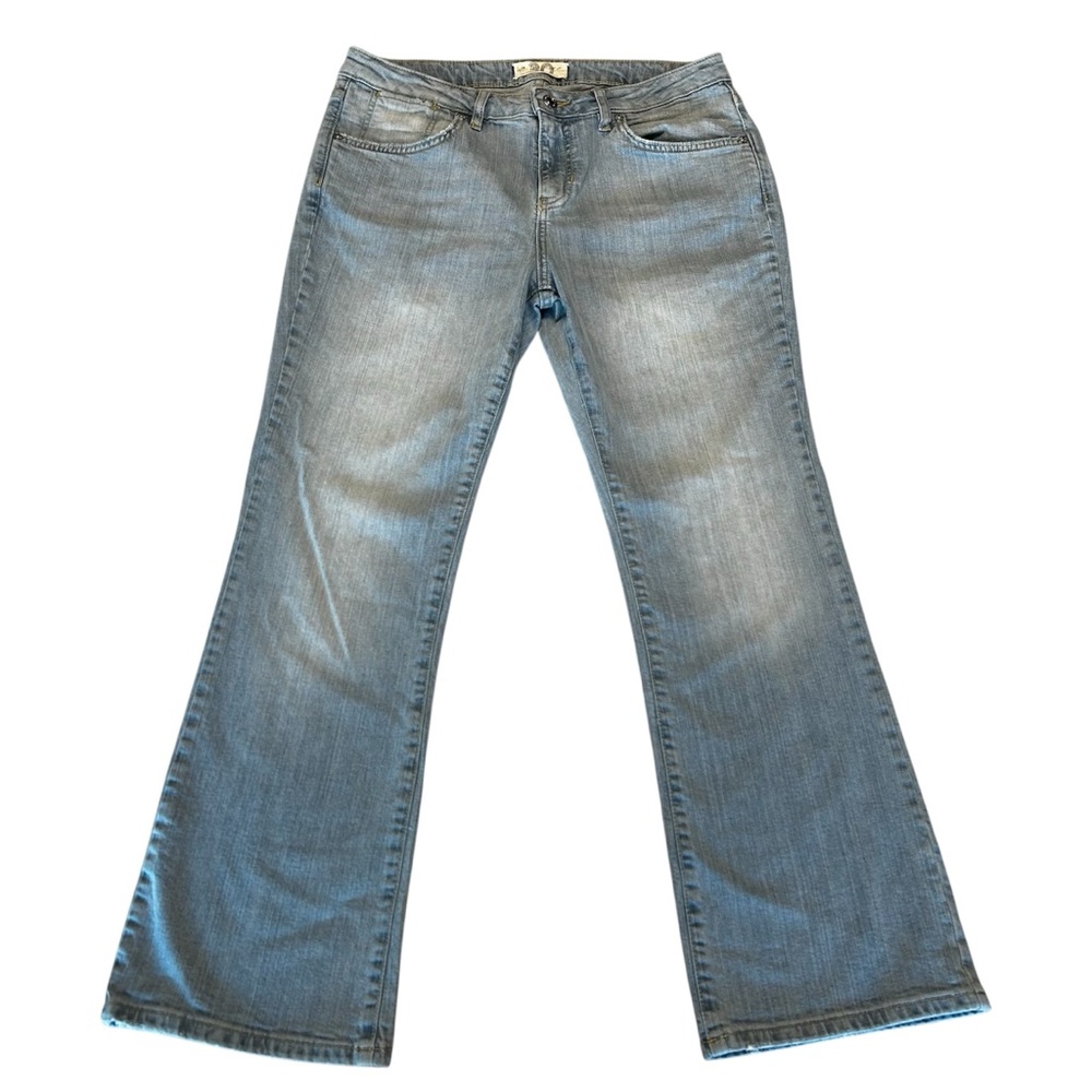 Free People Liv Crop Flare Jeans Etna Blue Size 30